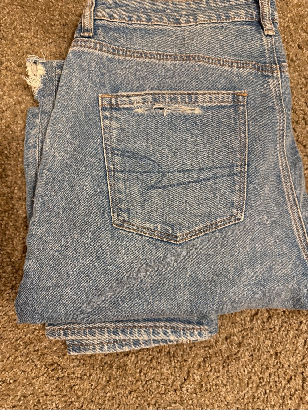 American Eagle Outfitters Light Blue High Rise Women's Jeans